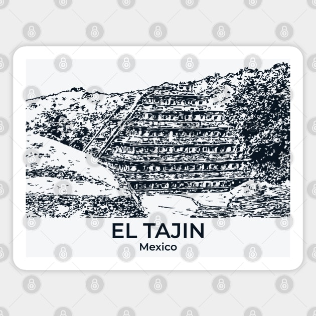 El Tajin - Mexico Magnet by Lakeric
